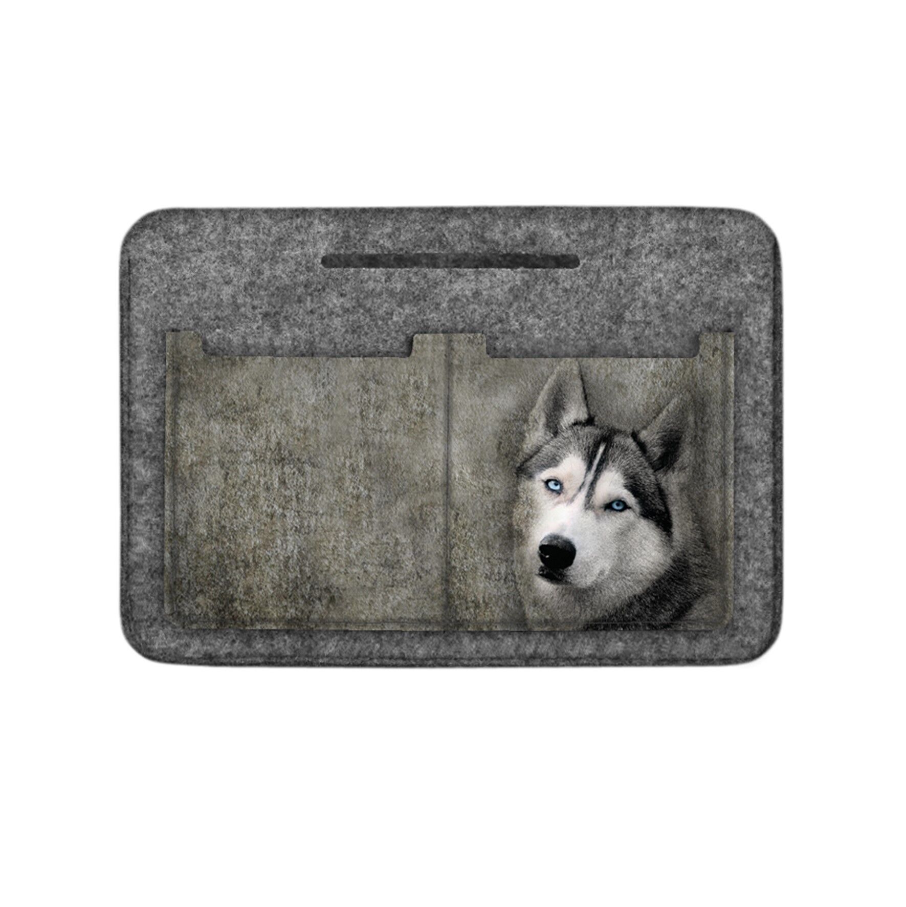 Organizer Husky In Feltro Grigio Per Borsa Bertoni