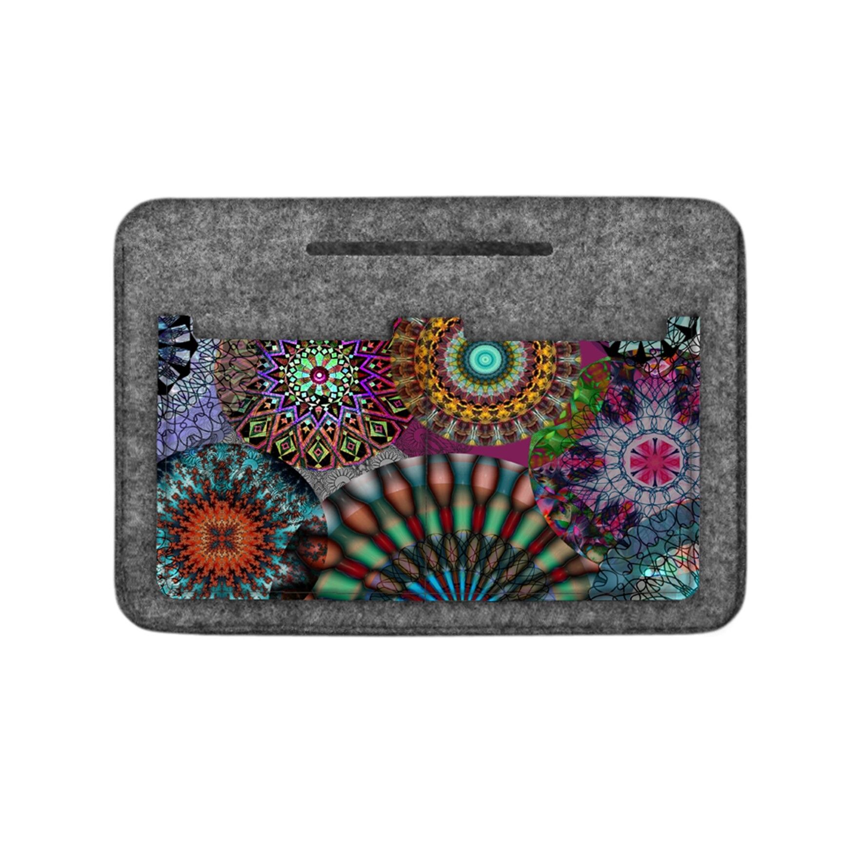 Organizzatore A Giostrina In Feltro Grigio Per Borsa Bertoni