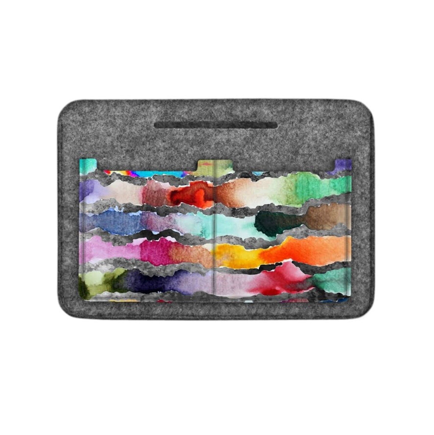 Organizer Akwarel In Feltro Grigio Per Borsa Bertoni