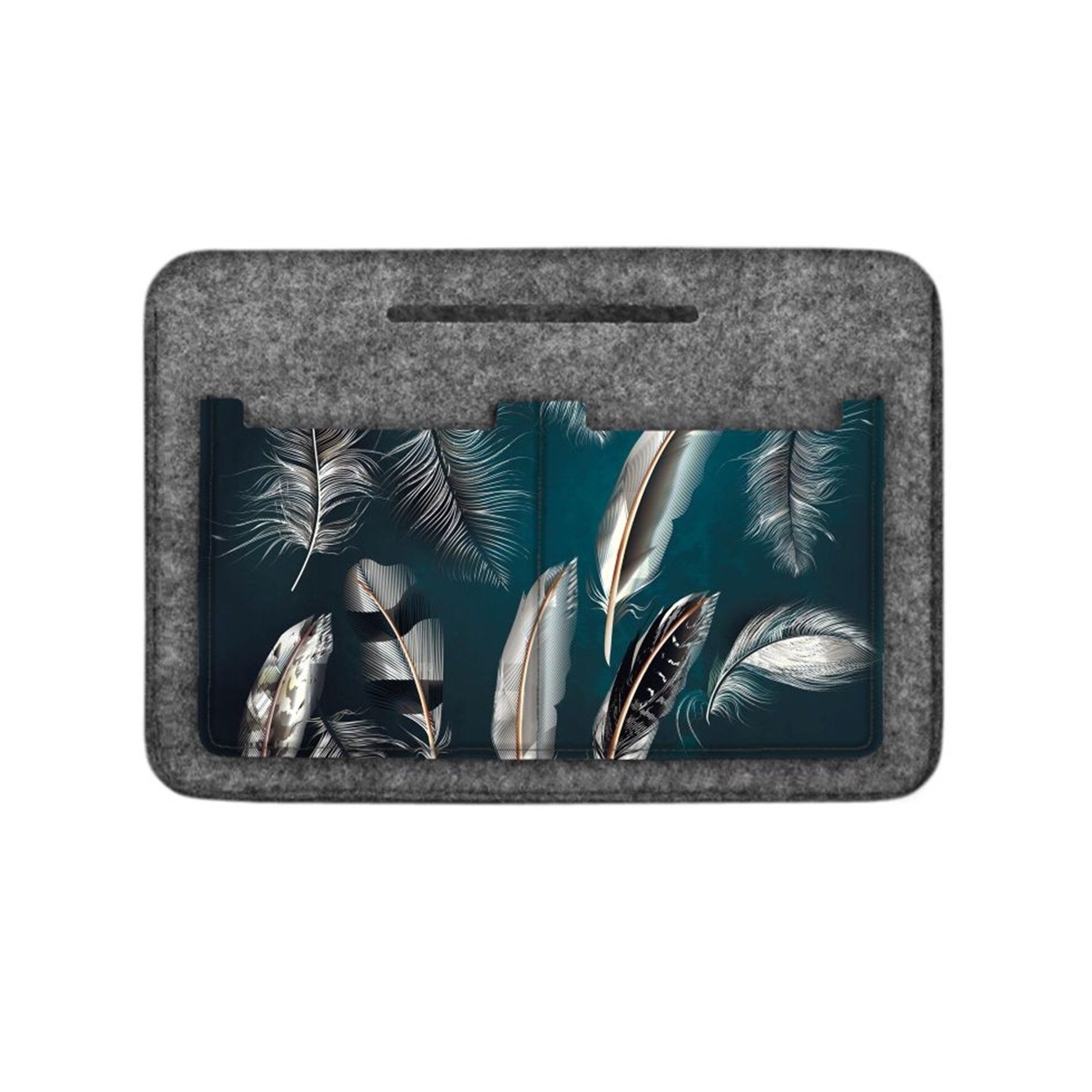 Organizzatore Levitazione In Feltro Grigio Per Borsa Bertoni