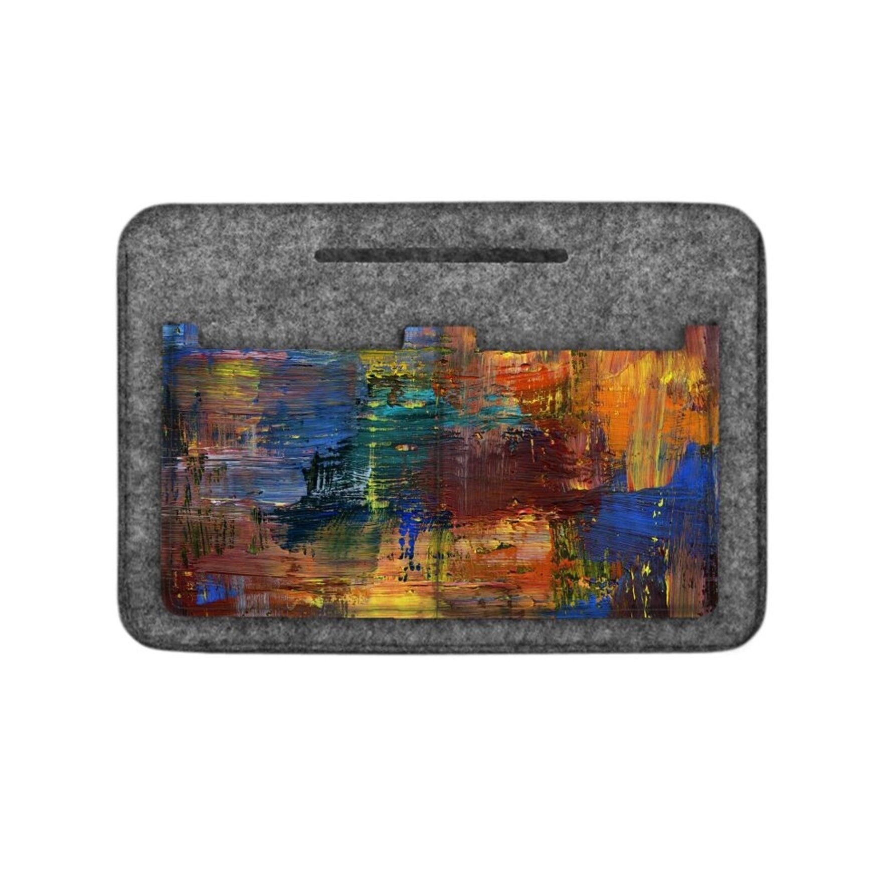 Organizer Caracas In Feltro Grigio Per Borsa Bertoni