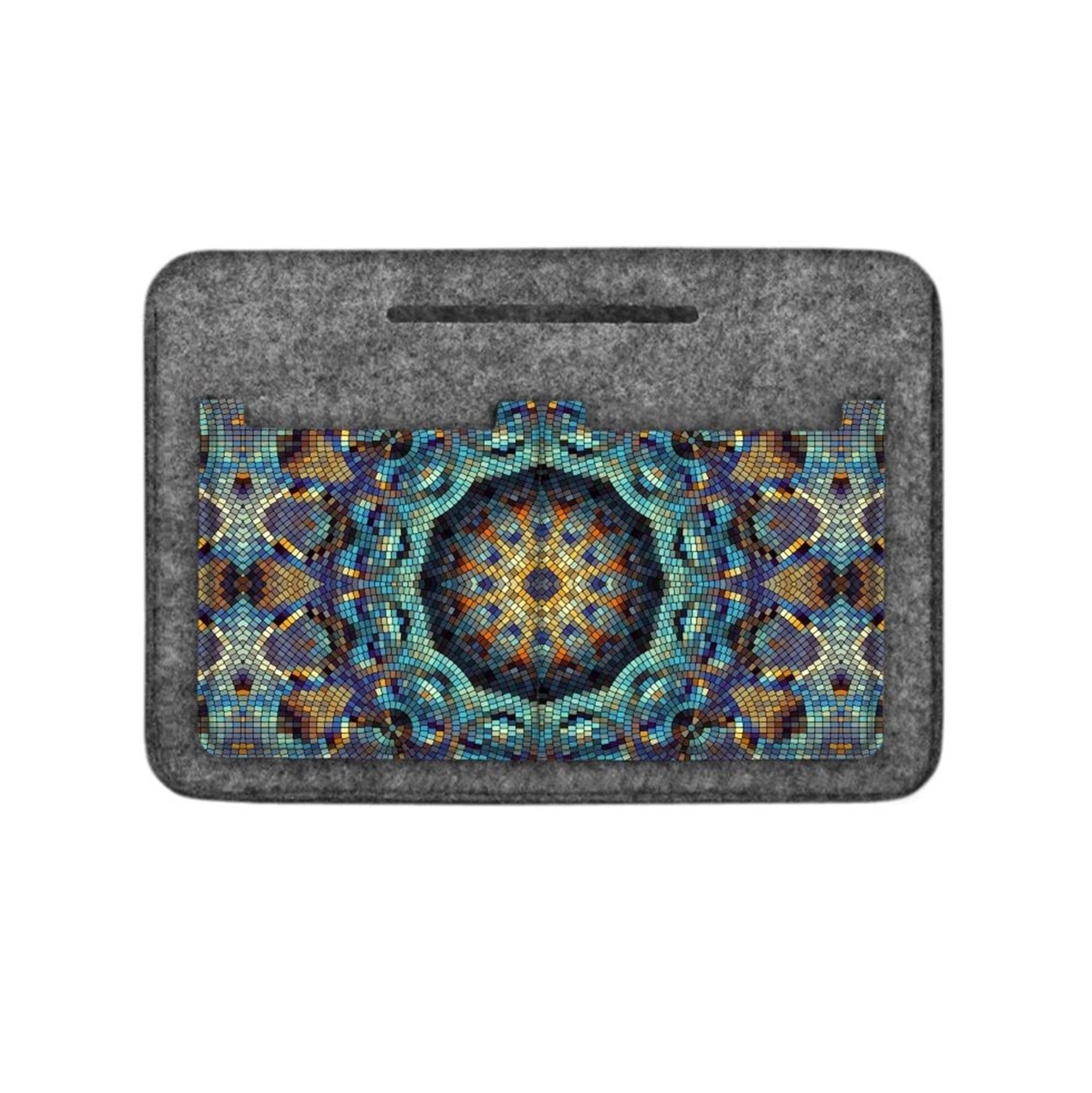 Organizer Barcellona In Feltro Grigio Per Borsa Bertoni