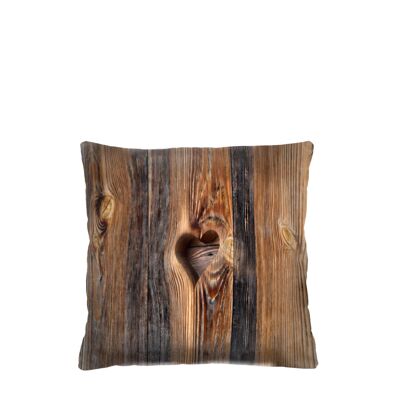 Wooden Heart Home Decorative Pillow Bertoni 40 x 40 cm.