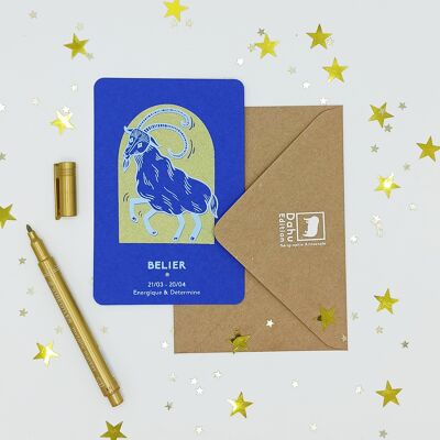 Stationery ARIES Astro card 10 X 15 cm