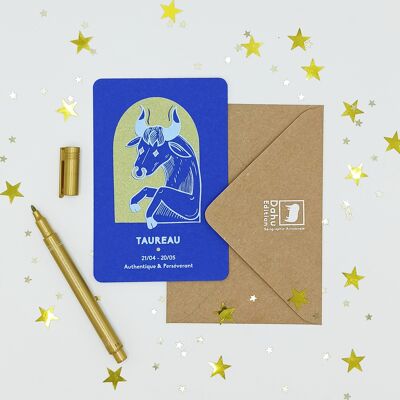 TAURUS stationery Astro map 10 X 15 cm