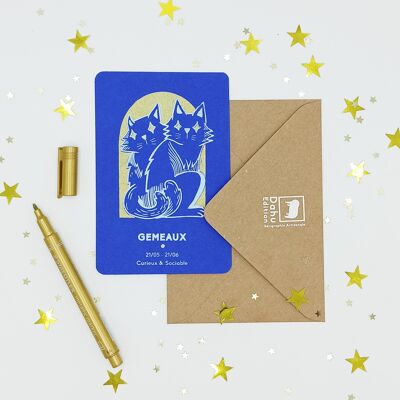 Stationery GEMINI Astro card 10 X 15 cm