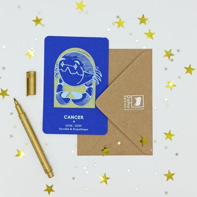 Stationery CANCER Astro map 10 X 15 cm