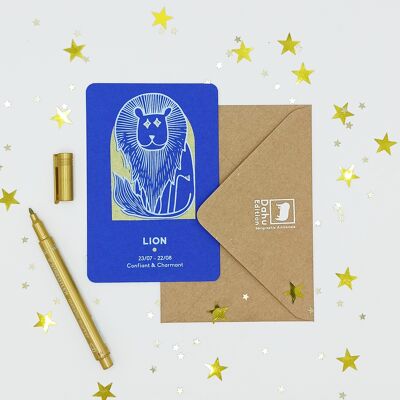 Briefpapier LION Astrokarte 10 x 15 cm