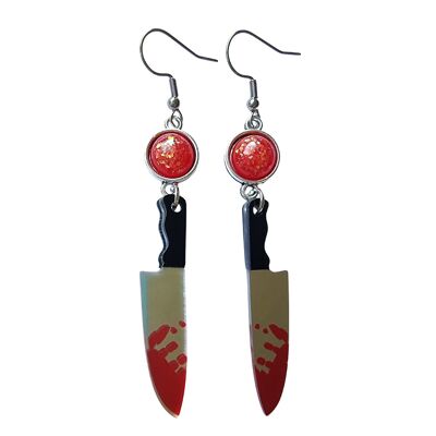 Bloody Knife Earrings