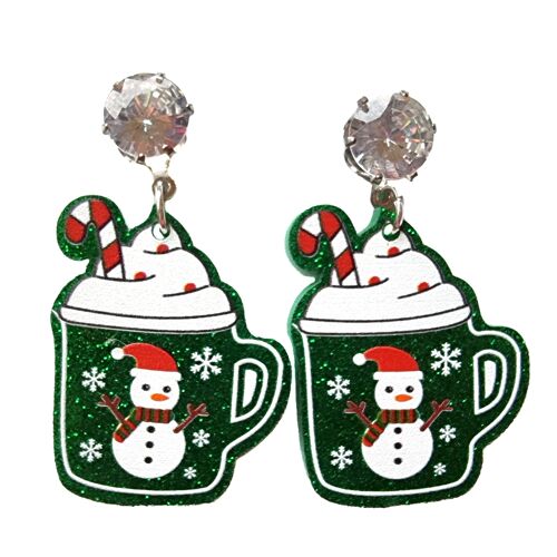 Christmas Hot Chocolate Earrings