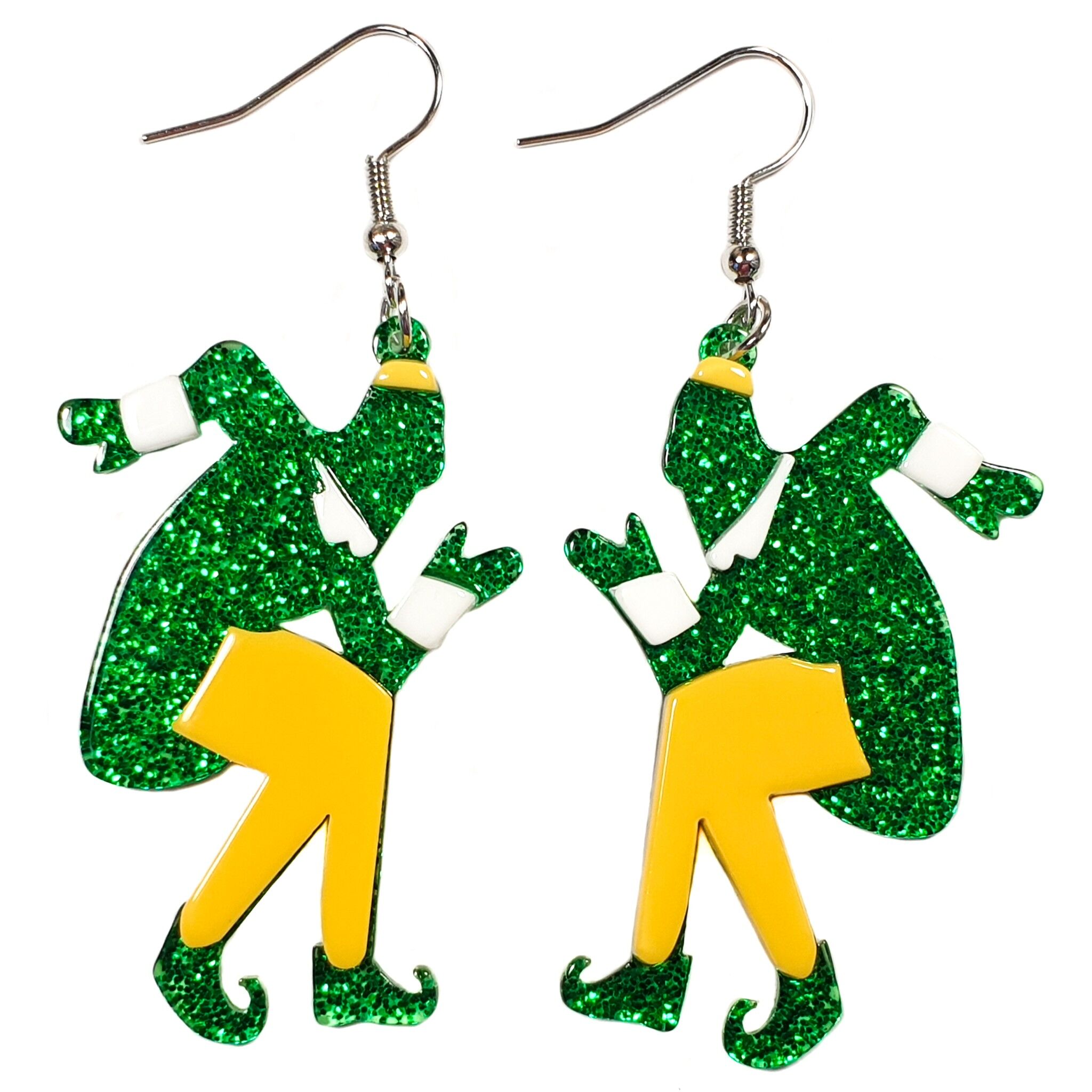 Weihnachtsmann.... Ich kenne ihn! Weihnachtself-Ohrringe