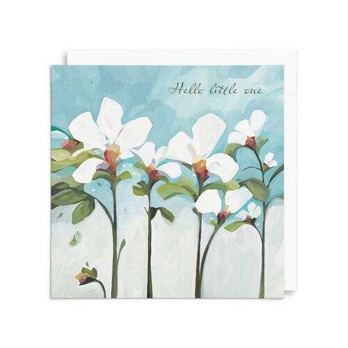New Baby Card | Baby Boy Card | Hello little one