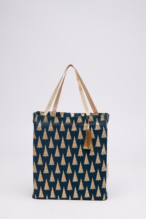 Fabric Gift Bags Tote Style - Forest Trees (Large)