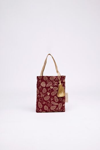 Sacs cadeaux en tissu Tote Style - Scarlet Woodland (Moyen) 1