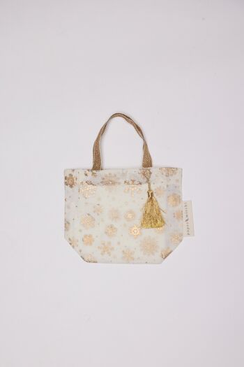 Sacs cadeaux en tissu Tote Style - Gold Frost (Petit) 2