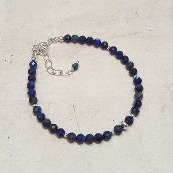 Bracelet Lapis-Lazuli Argent 925 1