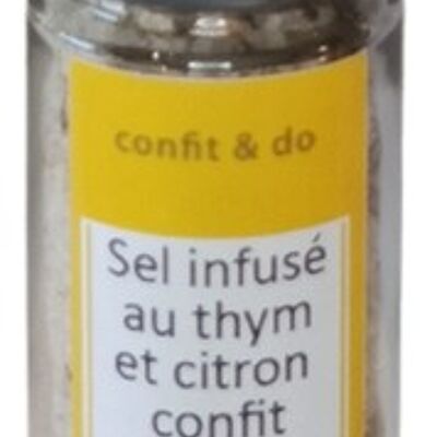 Sel infusé thym citron confit