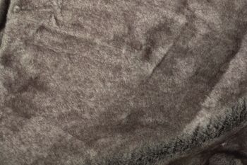 Plaid fausse fourrure Hobart doublure en laine-cachemire Beige 2