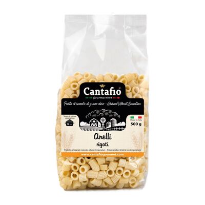 "Anelli rigati" 500g | pasta tipica artigianale italiana