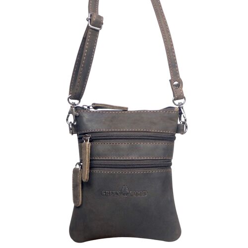 Bag Crossbody for Ray Leather Phone Buy Crossbody Loop wholesale - Cell Belt with Women Brown