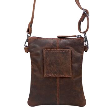Ray sac pour téléphone portable à bandoulière en cuir pour femme avec passant de ceinture - Sandel 7
