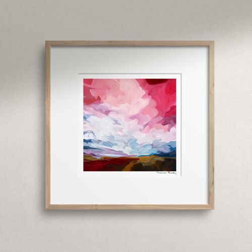 Wall art print | Abstract sky painting | Neverending