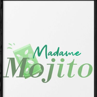 Affiche Madame Mojito
