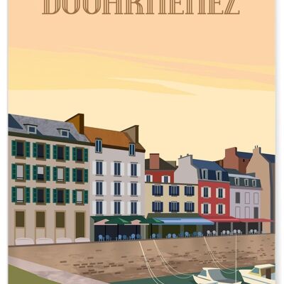 Poster illustrativo della città di Douarnenez