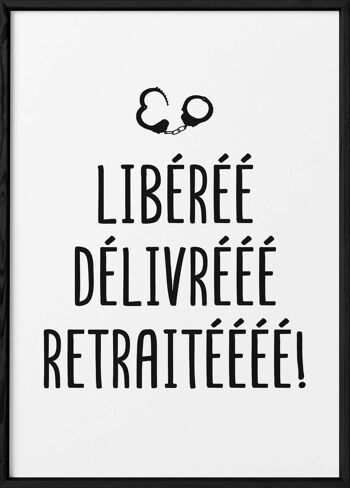 Affiche Libéré Retraité 3