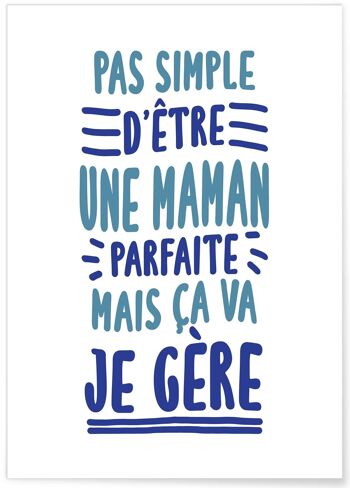 Affiche Pas simple Maman 1