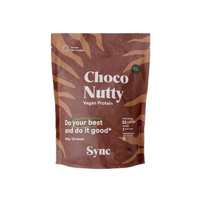 Sync Protéines Vegan - Choco Nutty 600g