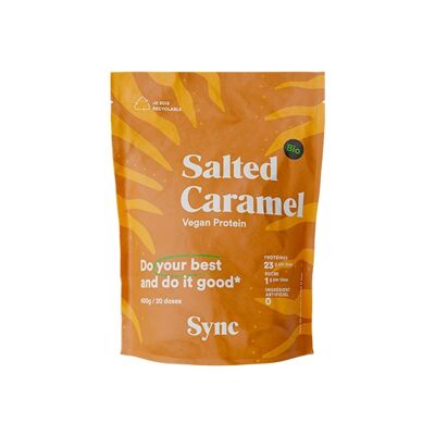 Sync Protéines Vegan - Salted Caramel 600g
