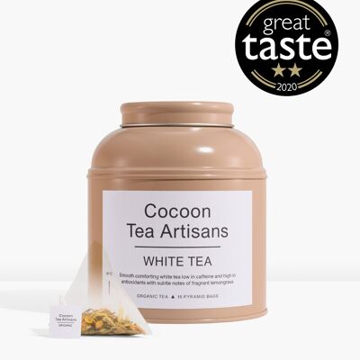 Tea caddy big - organic white tea