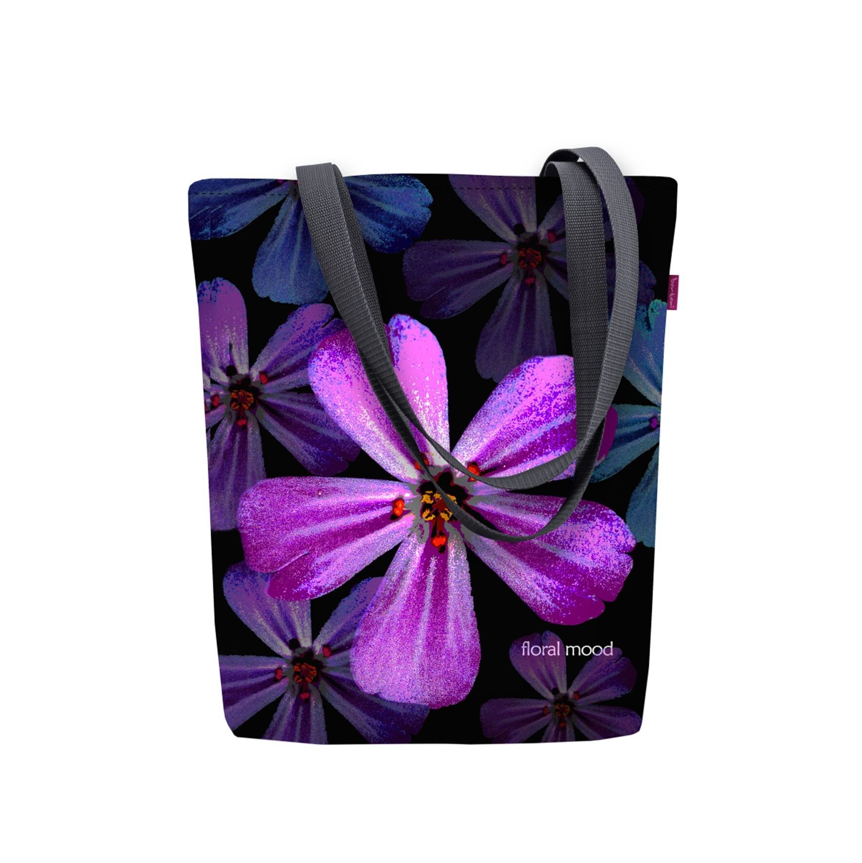Borsa A Tracolla Floreale Mood In Tela Linea Sunny Bertoni
