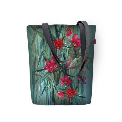 Borsa A Tracolla Fiori In Tela Linea Sunny Bertoni