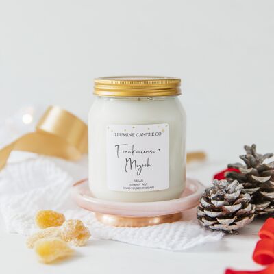 Frankincense & Myrrh Soy Wax Candle