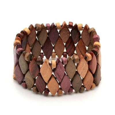 Noa multicolored wooden bracelet