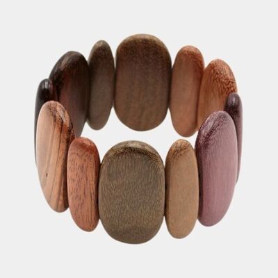 Karina multicolored wooden bracelet