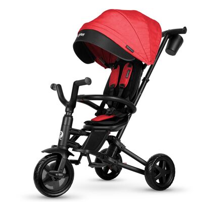 Triciclo Nova Niello plegable Qplay Rojo