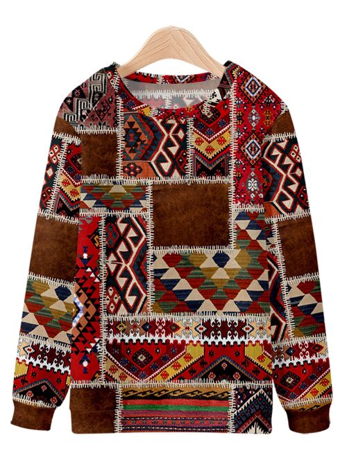 Folk Custom Style Hoodies & Sweatshirt