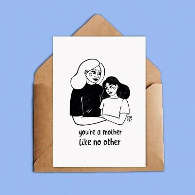 Postcard "You're a mother like no other" A6 | mothers day card