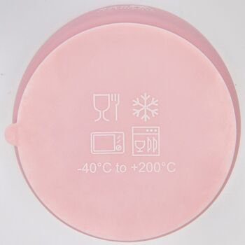 Bol en silicone rose 8