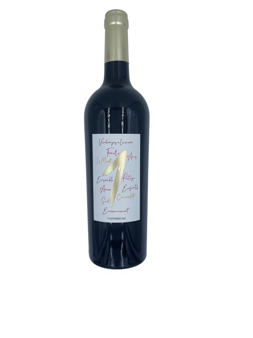 Cuvée 1, Vendanges à la Main, IGP OC, Rouge