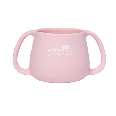 Les Enfants Silicone Drinking Cup Pink