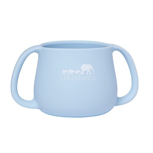 Les Enfants Silicone Drinking Cup Blue