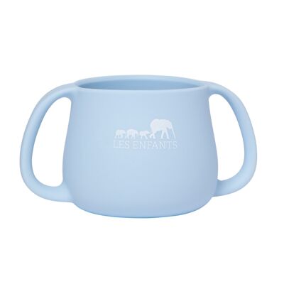 Les Enfants Silicone Drinking Cup Blue