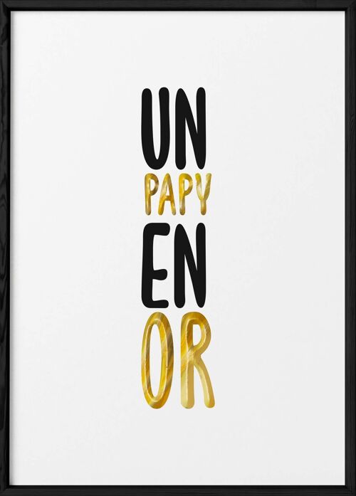 Affiche Papy en Or