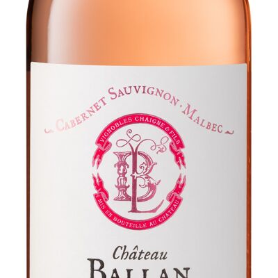 Château Ballan-Larquette 2021 Bordeaux Rosé AOC 750 ml - Conversione biologica