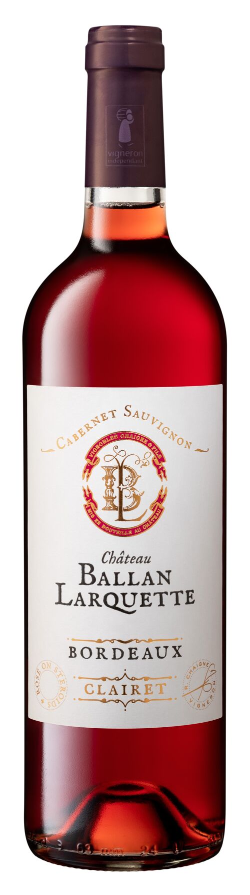 Château Ballan-Larquette 2020 Bordeaux Clairet AOC 750 ml - Conversion bio