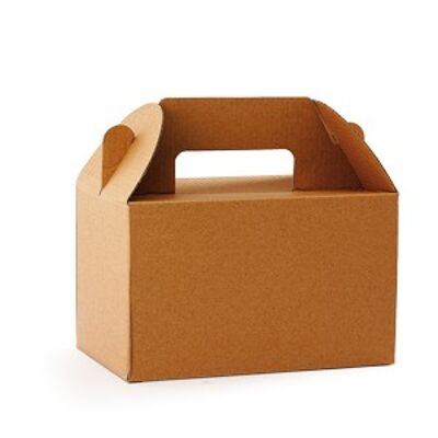 Kraft-Box-Verpackung zum Mitnehmen